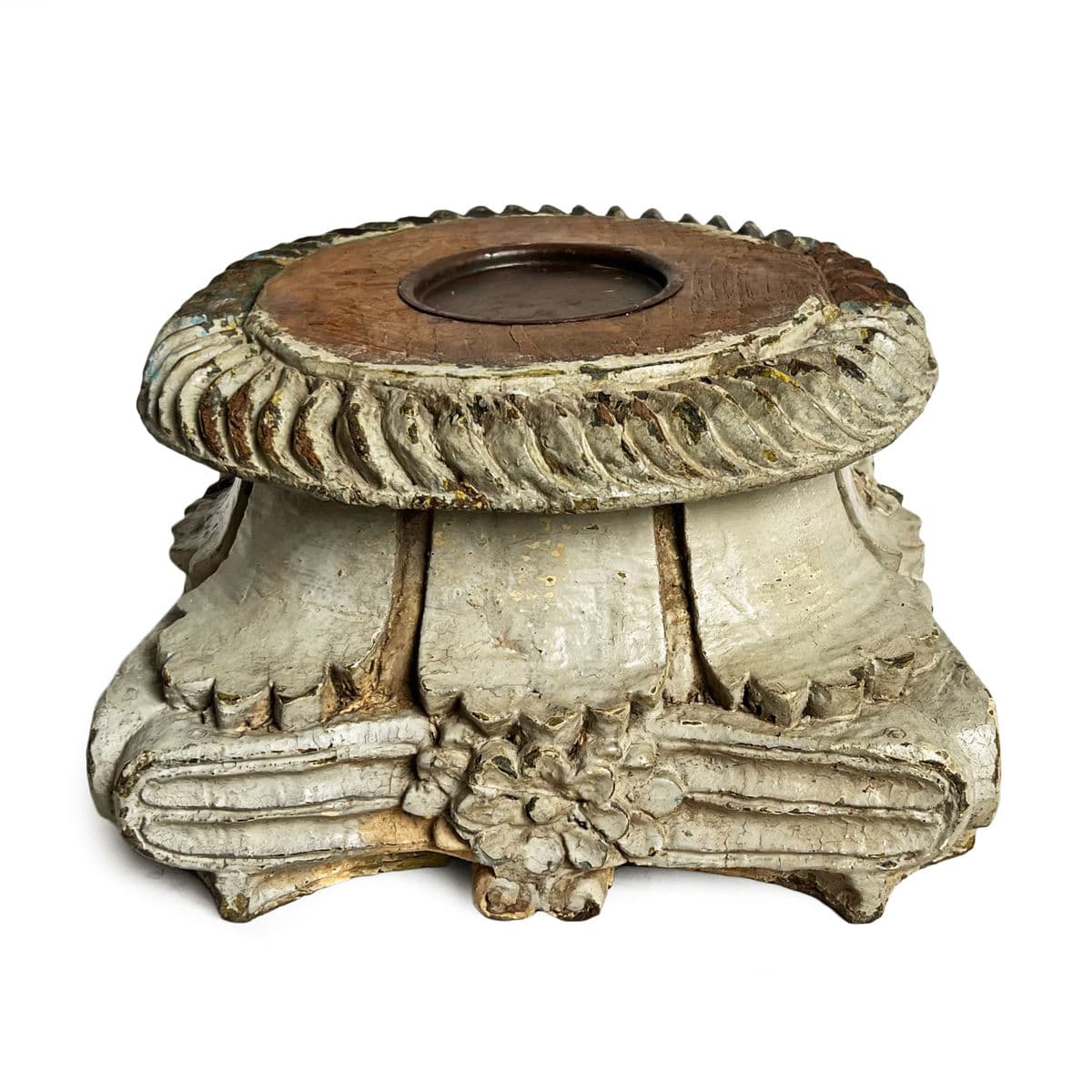 Antique Corinthian Candle Stand - Thumbnail 2