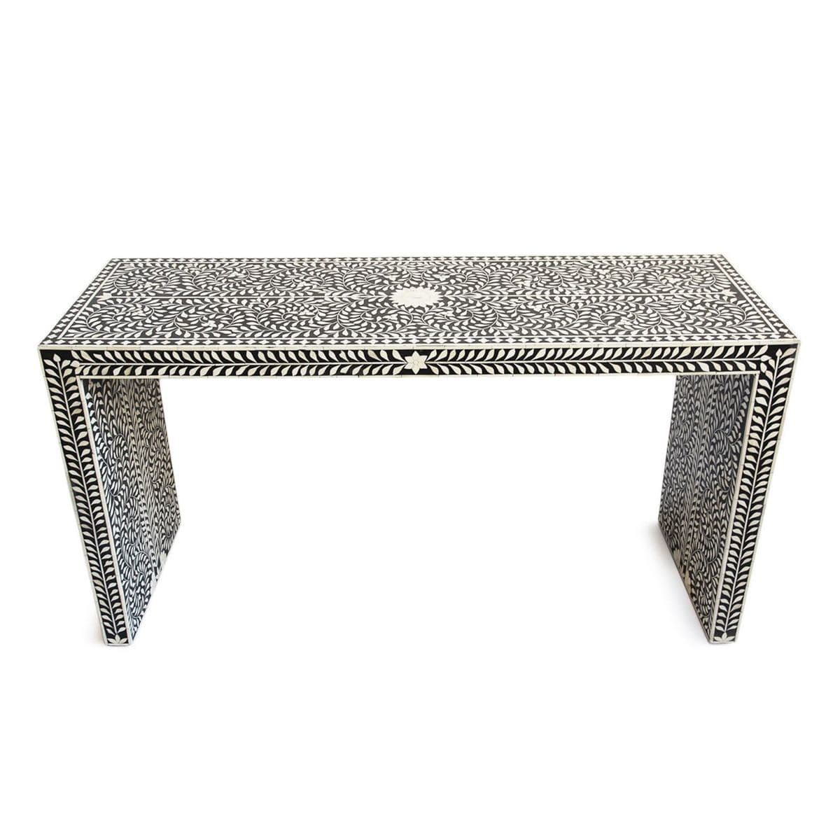 Black & White Inlay Waterfall Console - Thumbnail 2