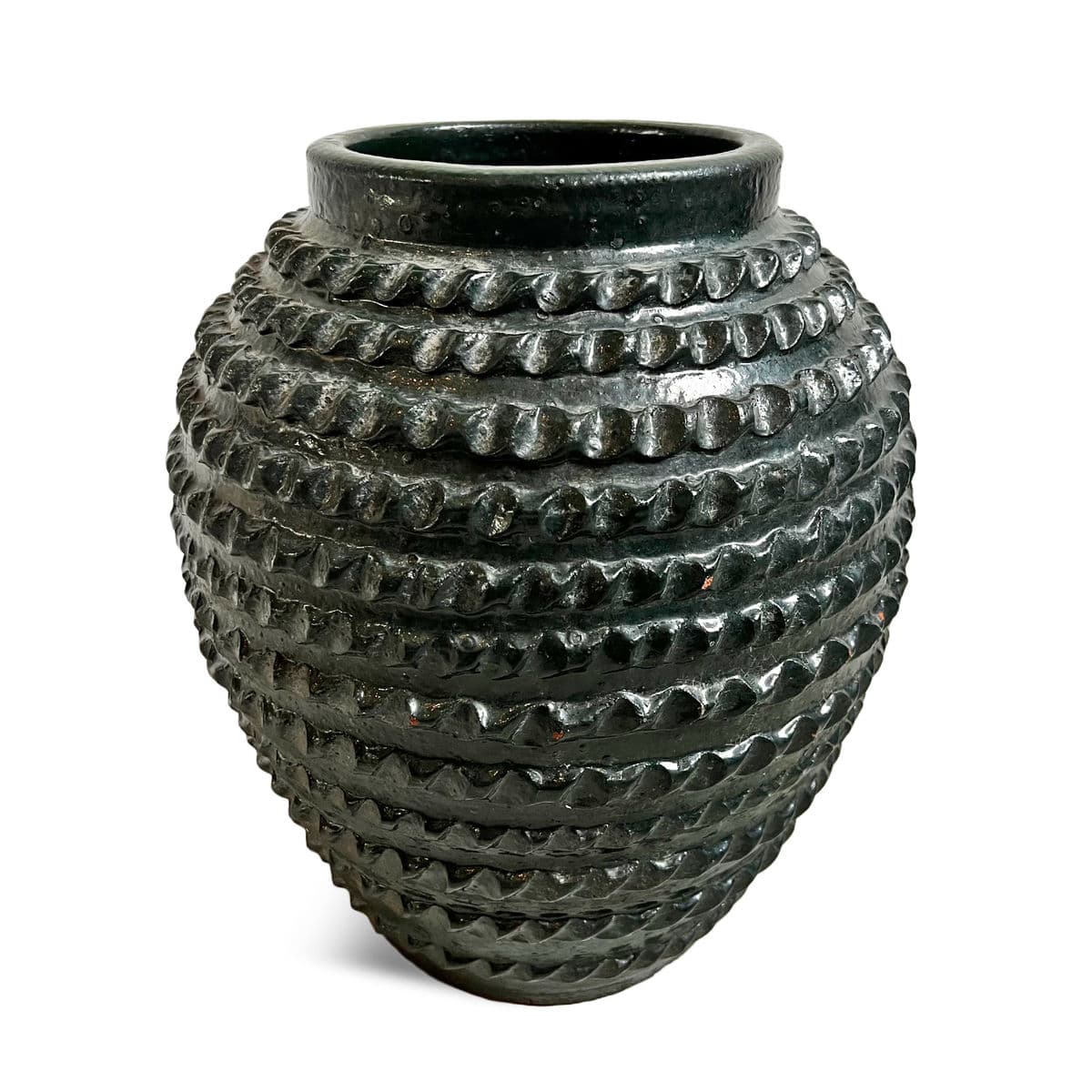 Antique Java Ceramic Vase - Thumbnail 2