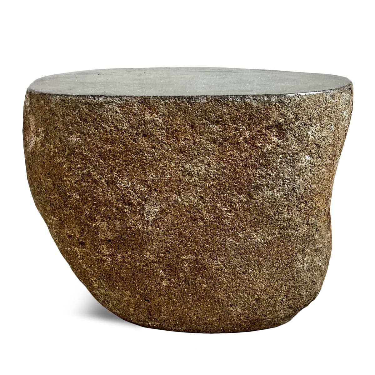 Stone Boulder Side Table Stool - Thumbnail 2