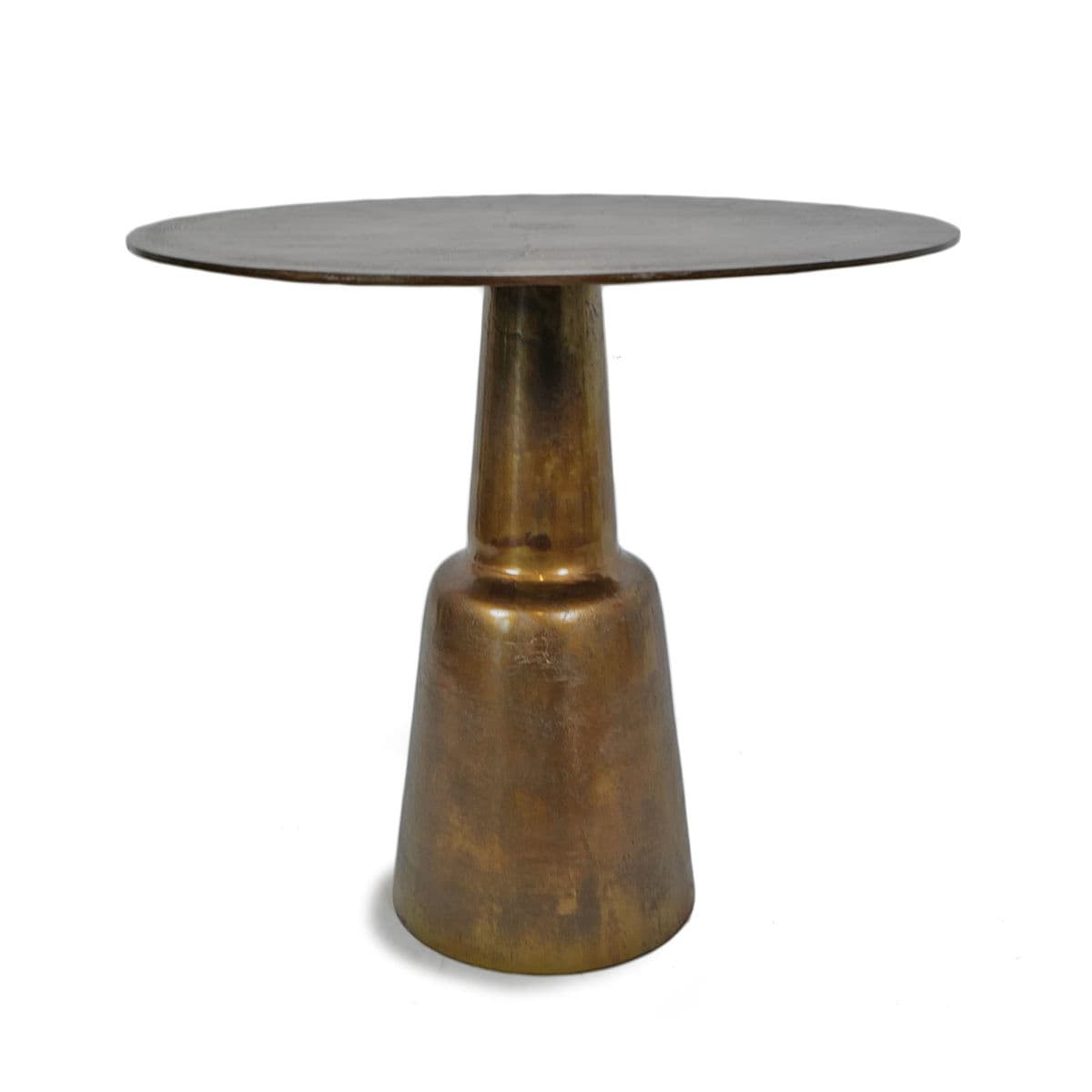 Brass Finish Round Bistro Table - Thumbnail 2