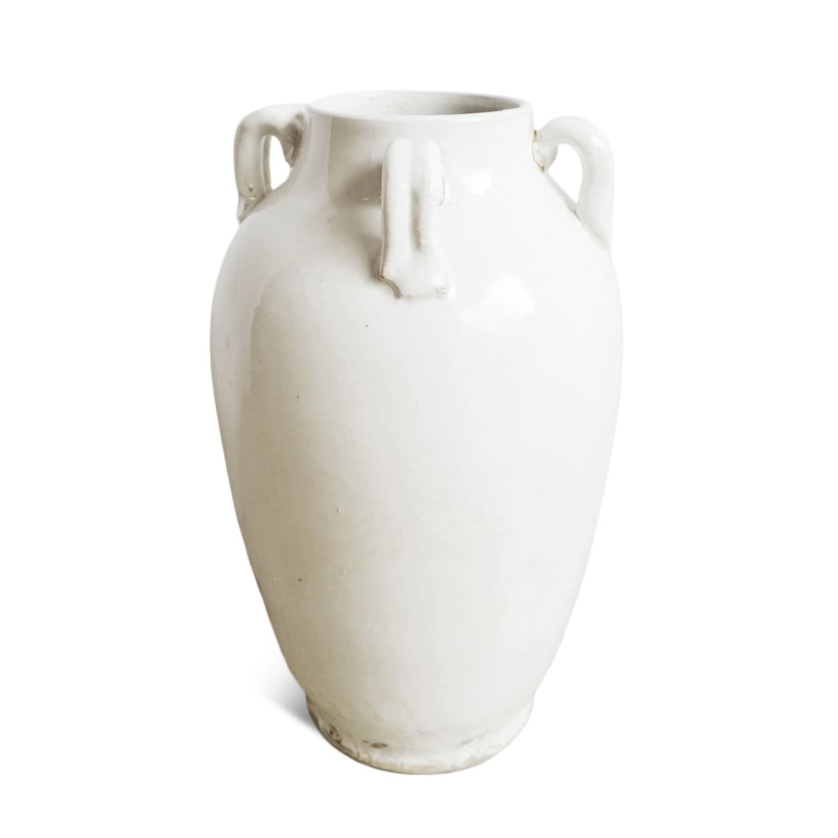 White Ceramic Milk Pottery - Thumbnail 2