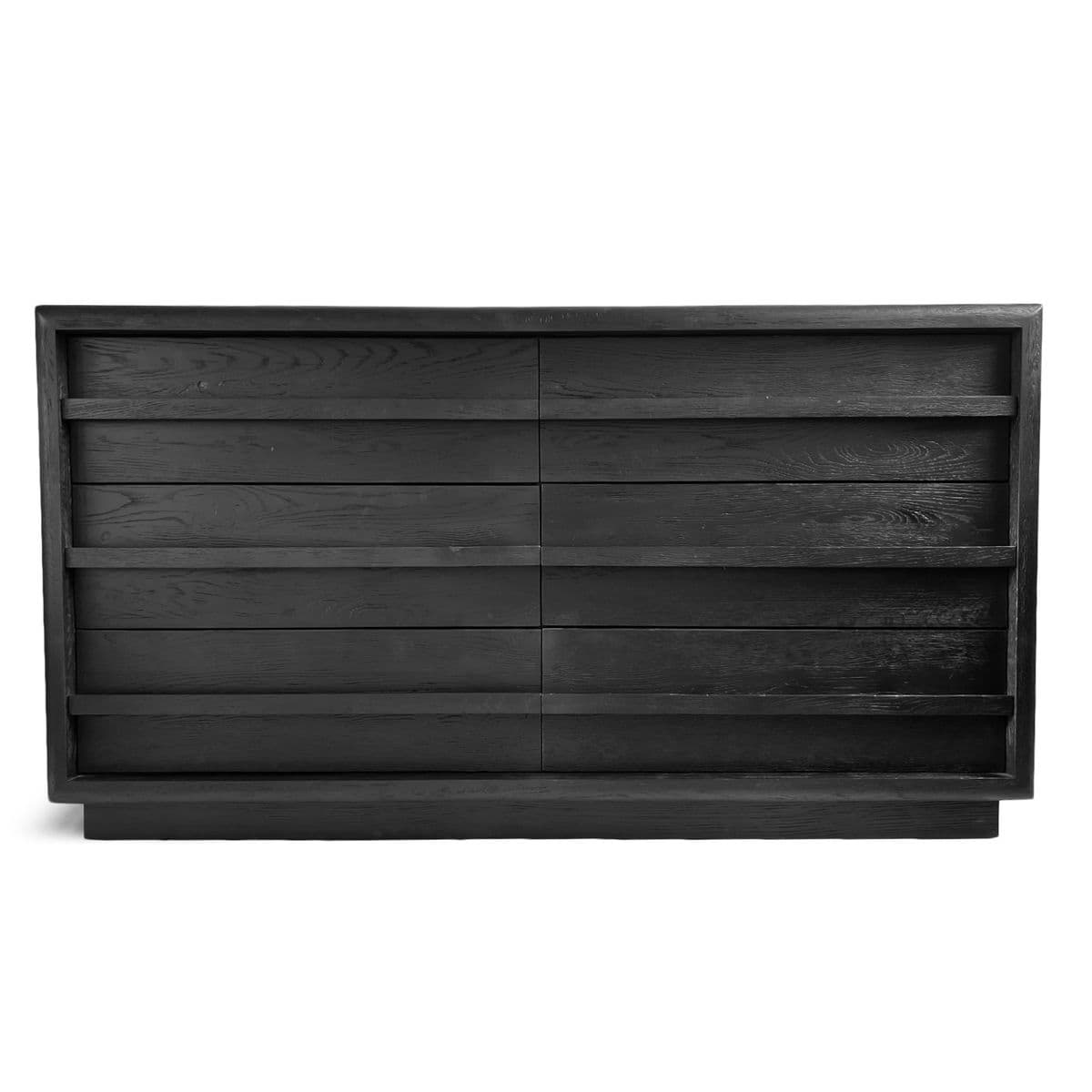 Black Sierra 6-Drawer Dresser - Thumbnail 2