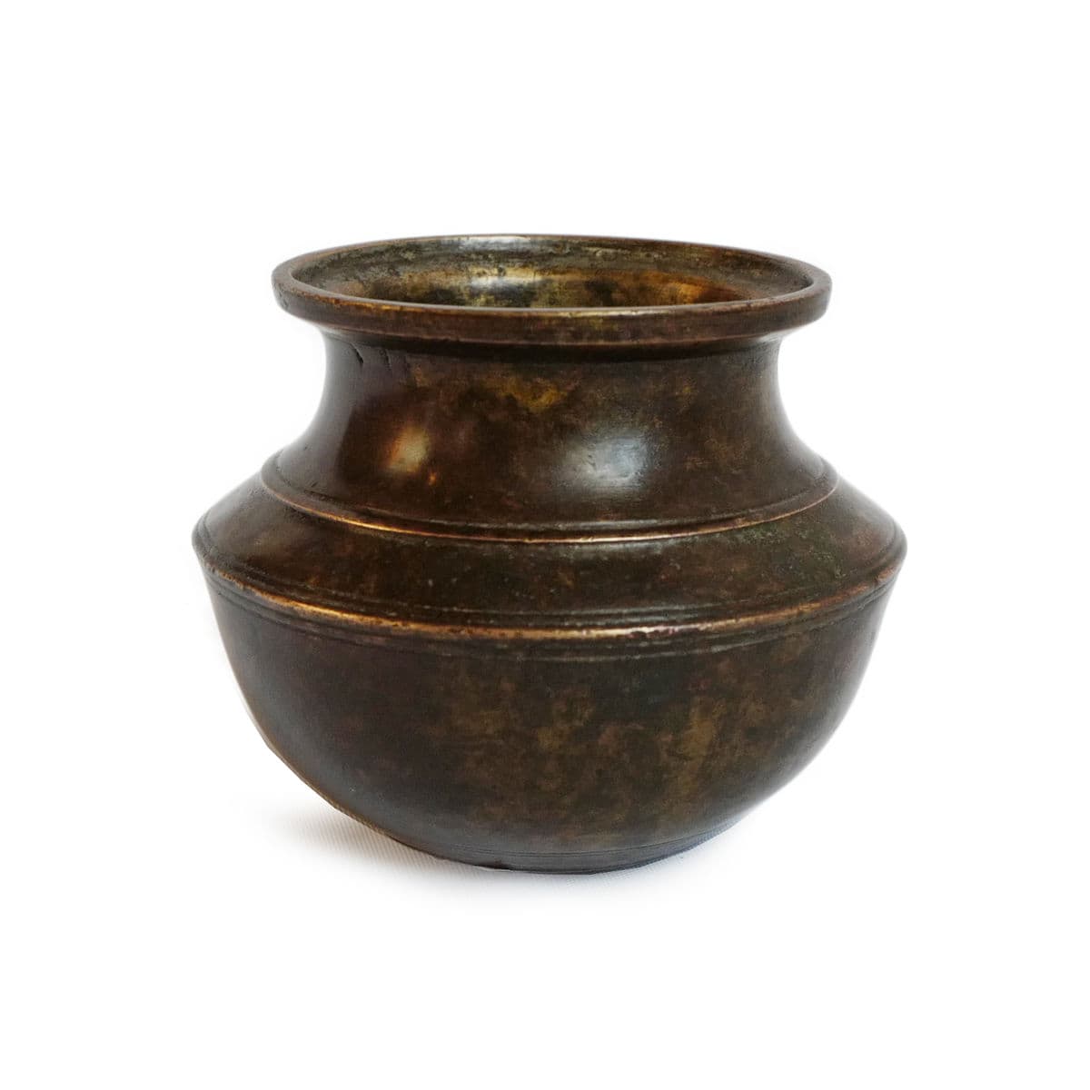 Small Vintage Bronze Nepal Ritual Vase - Thumbnail 2