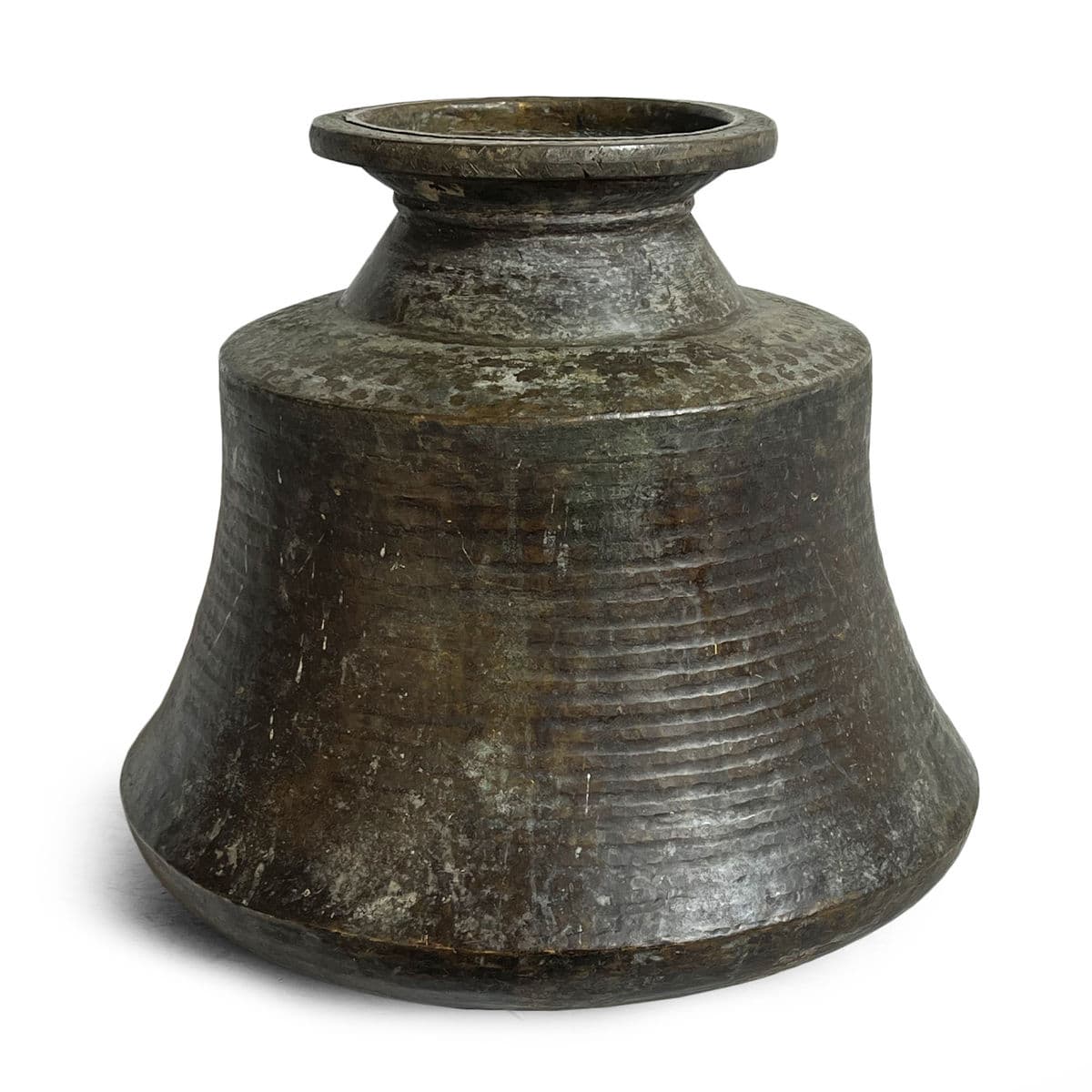 Antique Bronze Rambagh Palace Pot - Thumbnail 2