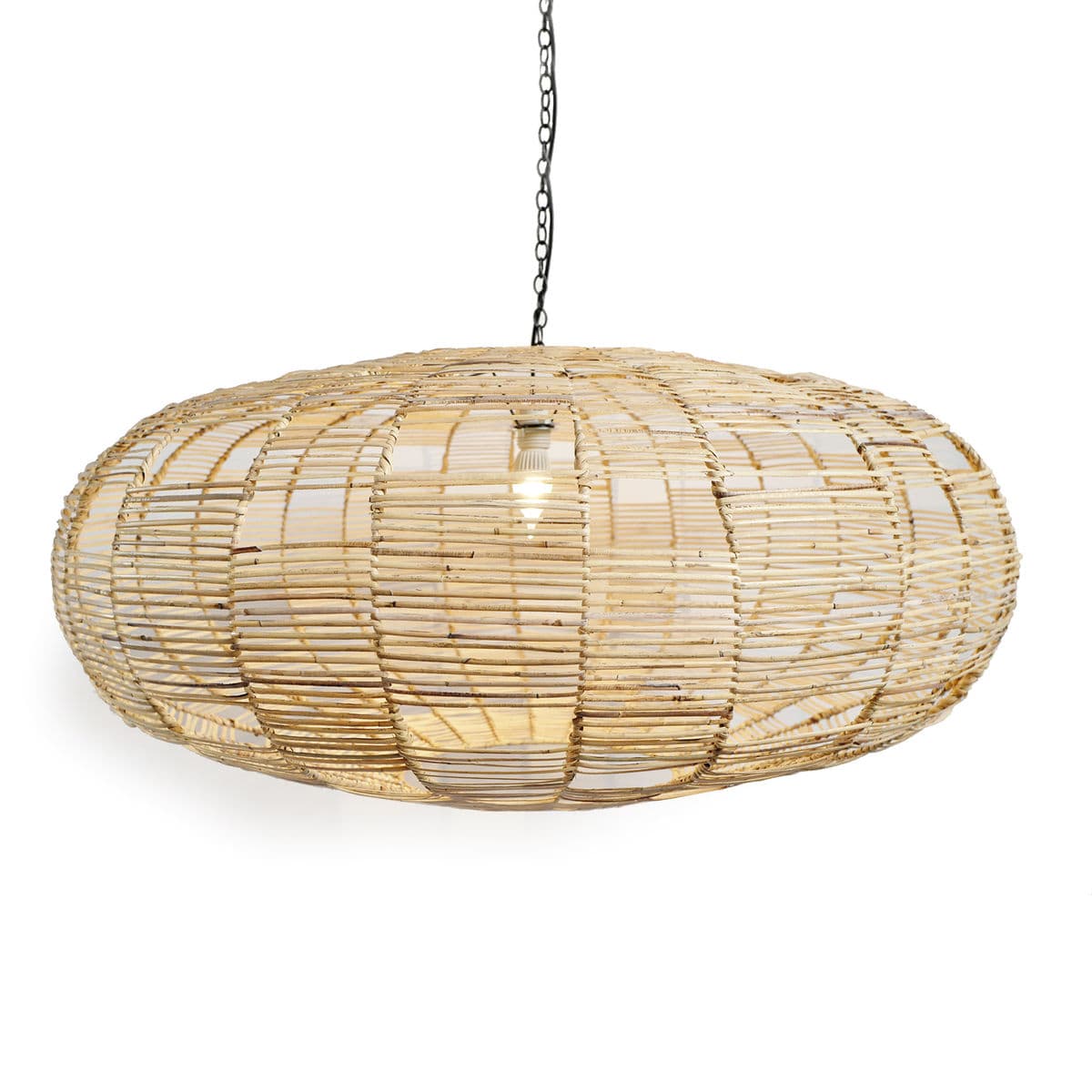 Rattan Web UFO Lantern - Thumbnail 2