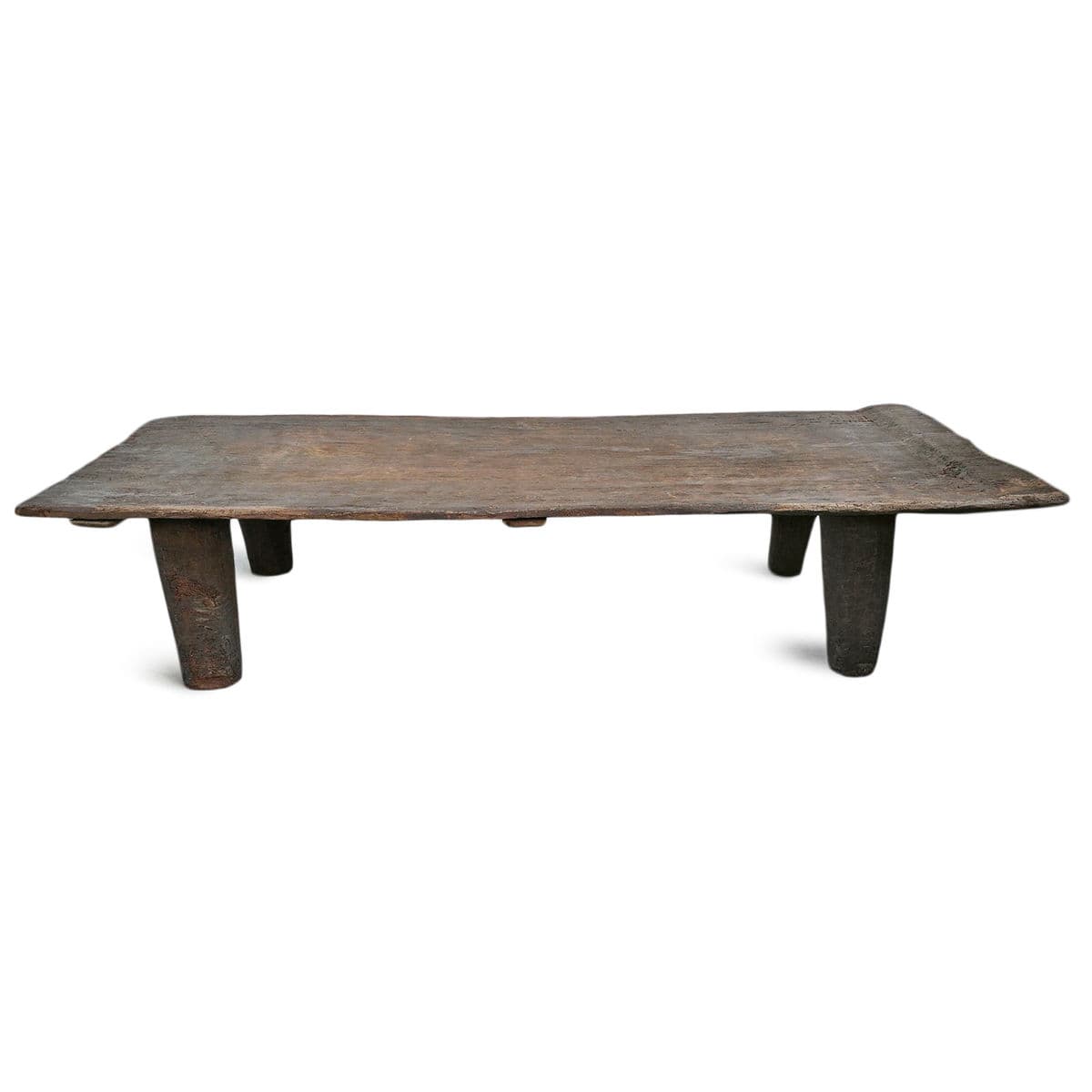 Antique Naga Tribe Wood Bench Table - Thumbnail 2