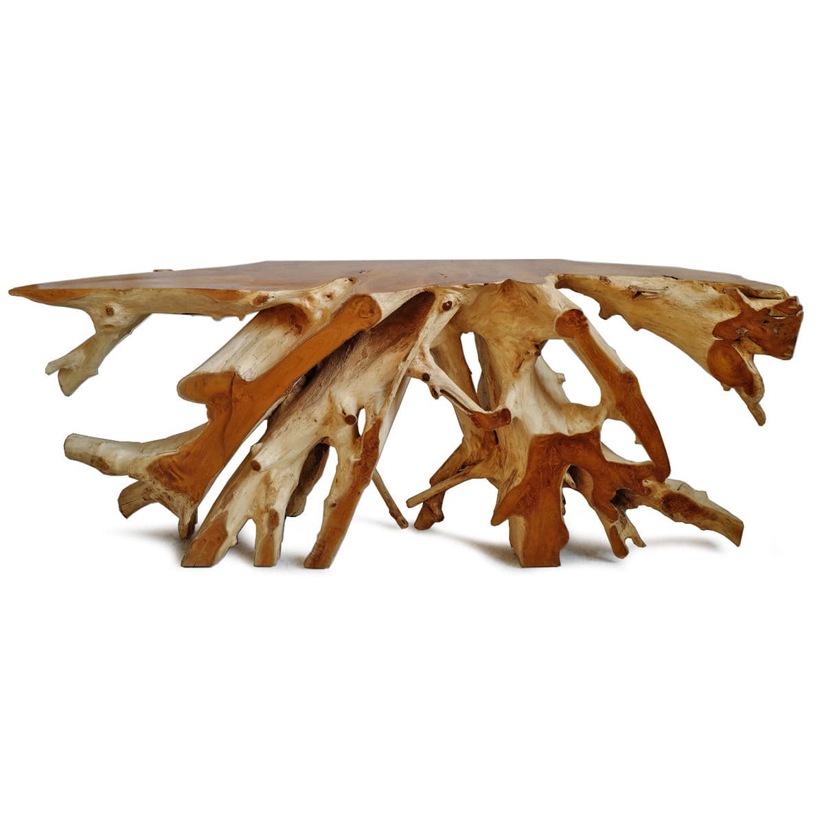 Modern Organic Teak Root Console Table - Thumbnail 2