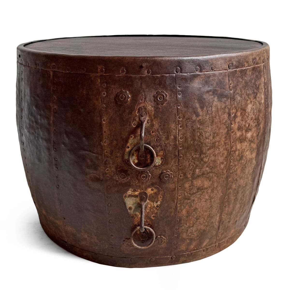 Vintage Iron Barrel Table - Thumbnail 2