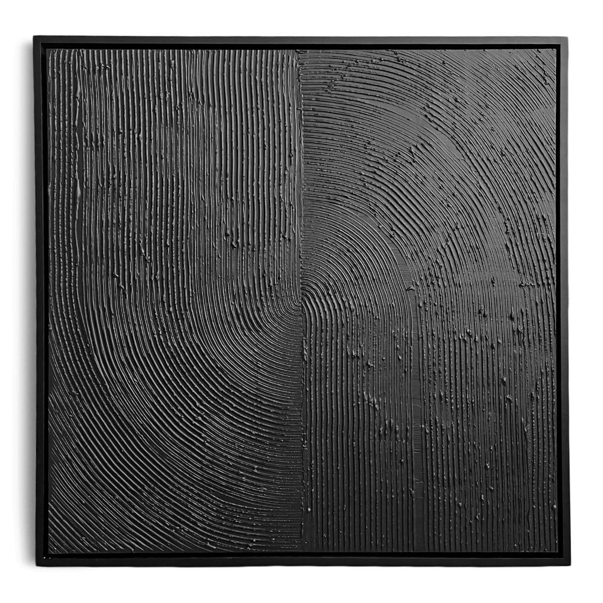 Ebony Half Swirl Wall Art - Thumbnail 2