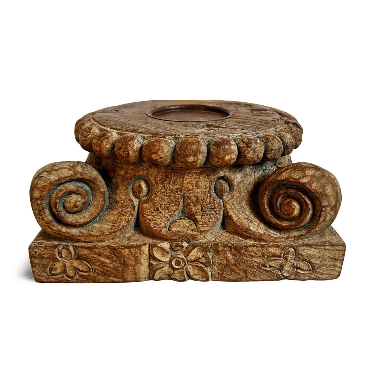 Antique Corinthian Candle Stand - Thumbnail 2