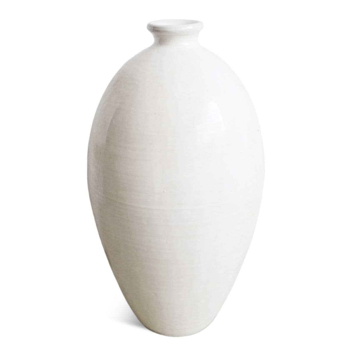 White Ceramic Milk Pottery - Thumbnail 2