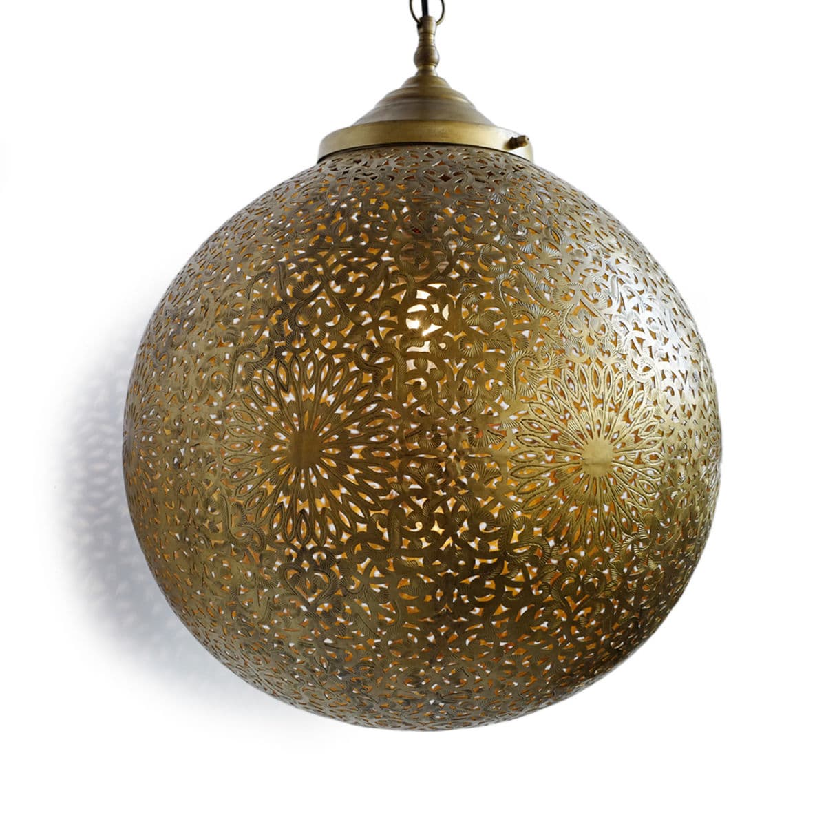 Brass Radha Globe Pendant Light - Thumbnail 2