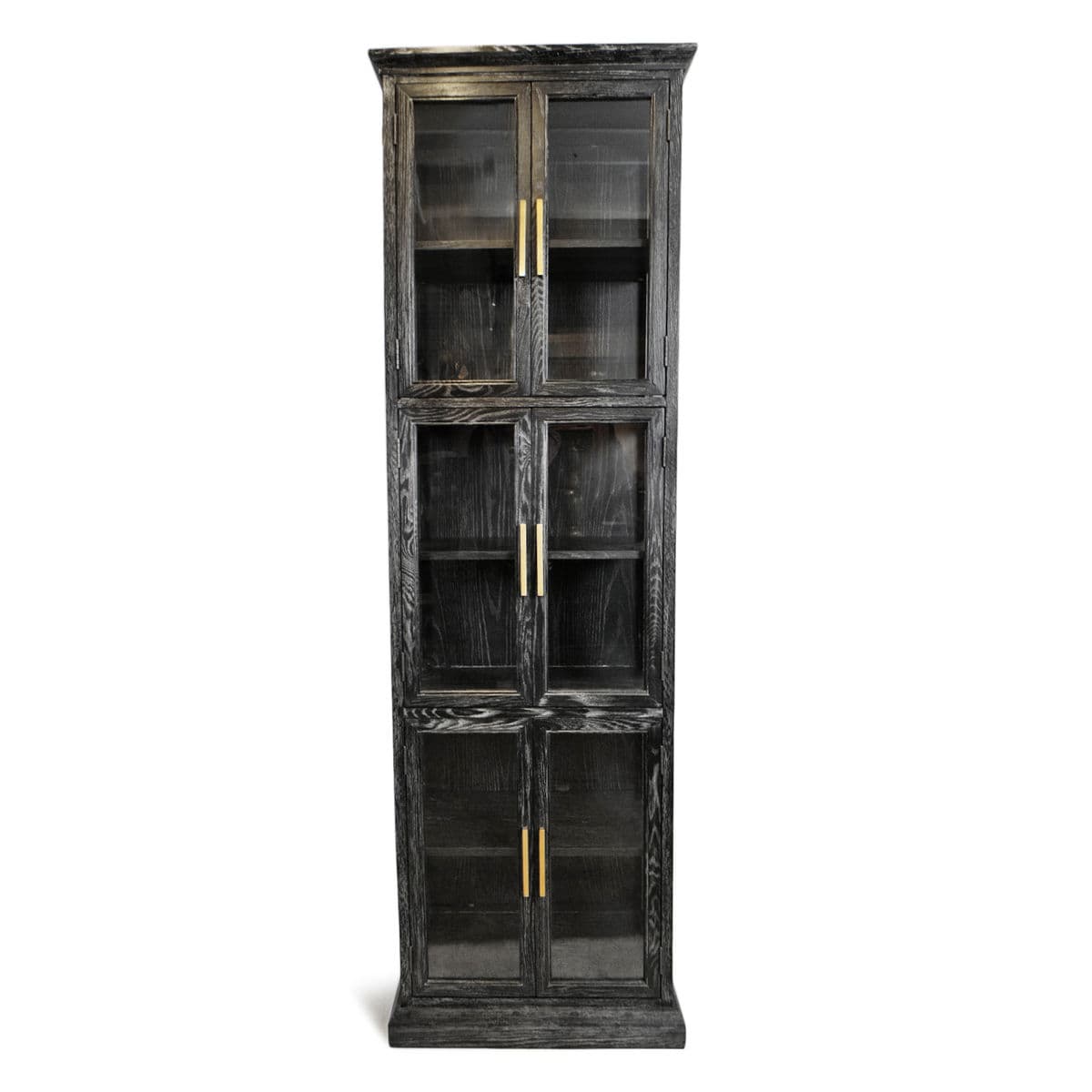 Black & Brass Narrow Display Cabinet - Thumbnail 2