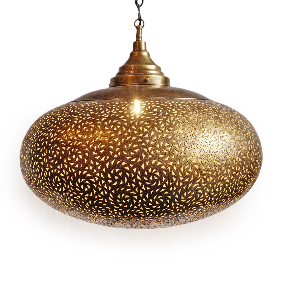 Brass Karma Pendant Chandelier - Thumbnail 2