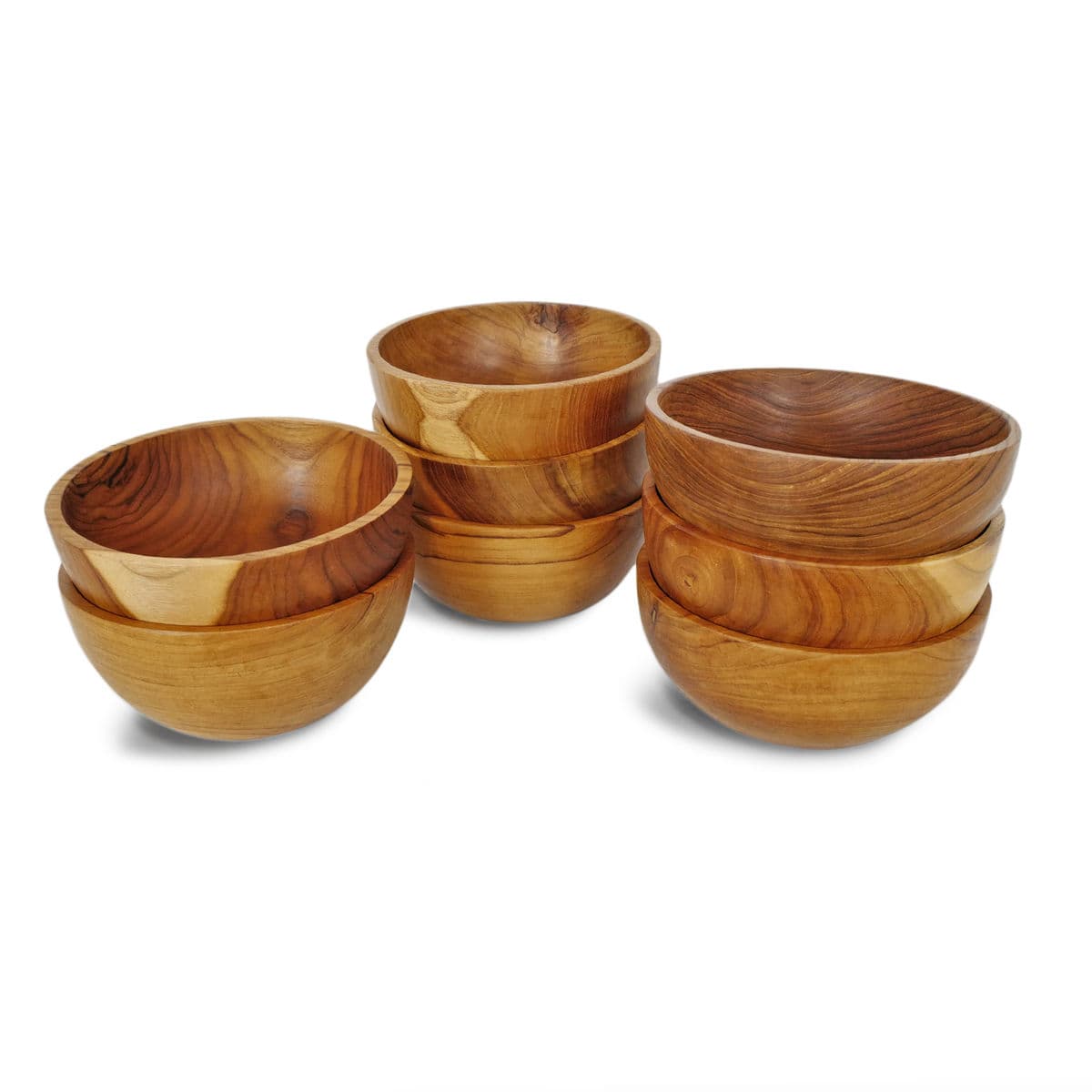 Simple Teak Wood Bowl - Thumbnail 2