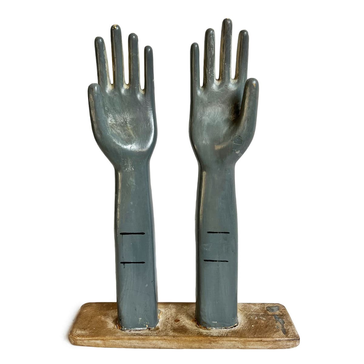 Vintage Wood Glove Molds - Thumbnail 2