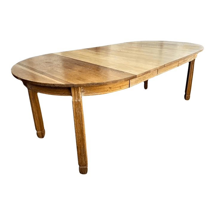 A. Brandt Ranch Oak Fort Worth 84” Oval Dining Table - Rare Vintage Find From Mid 20th Century - Thumbnail 2