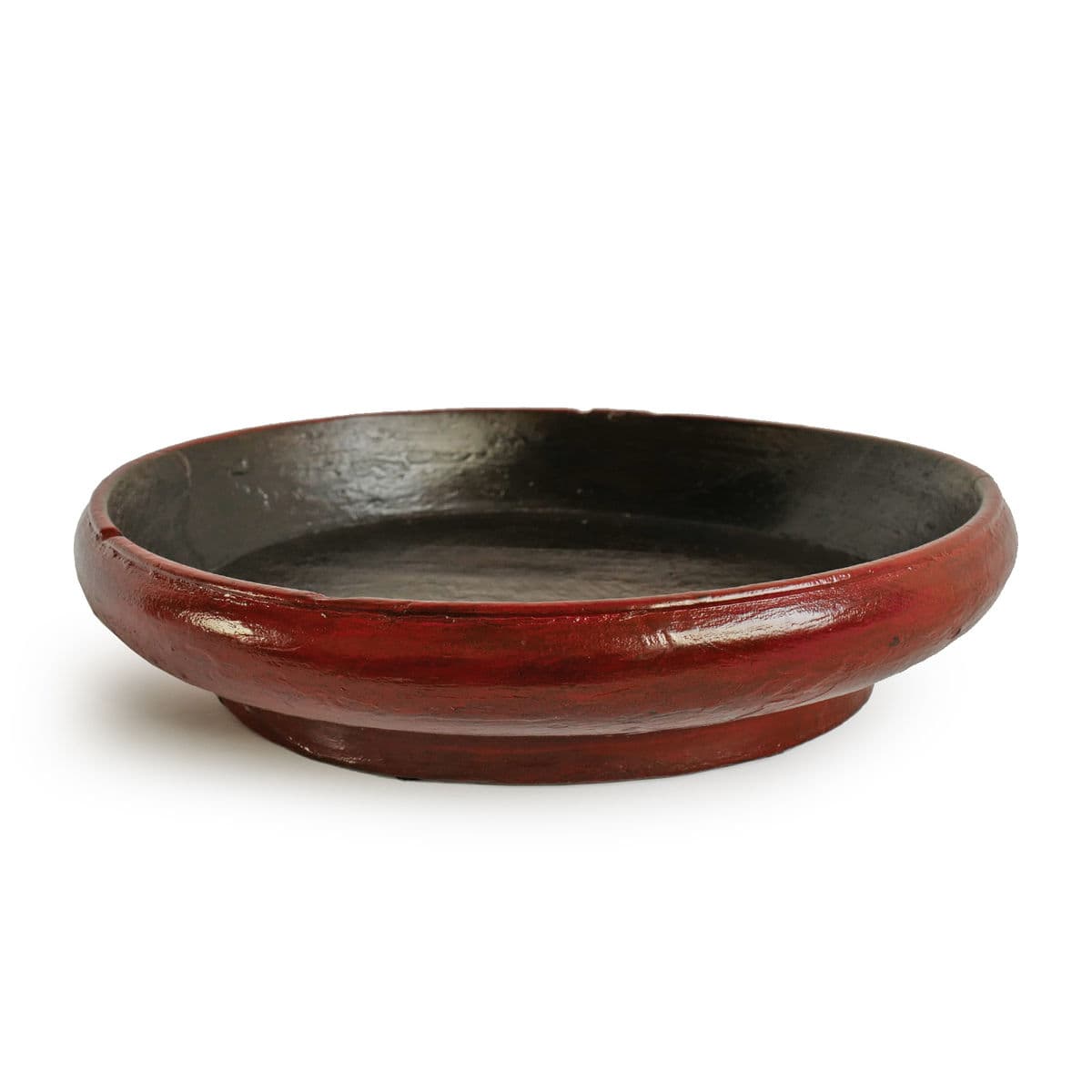 Old Wood Betel Tray Bowl - Thumbnail 2