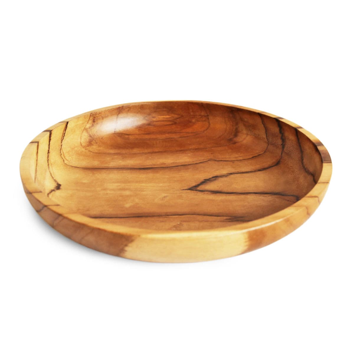 Cora Modern Teak Wood Bowl - Thumbnail 2
