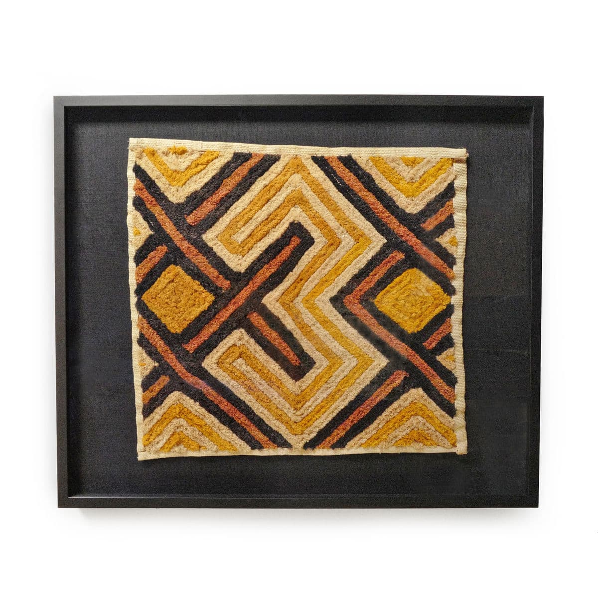 Vintage Shoowa Grass Textile Framed - Thumbnail 2