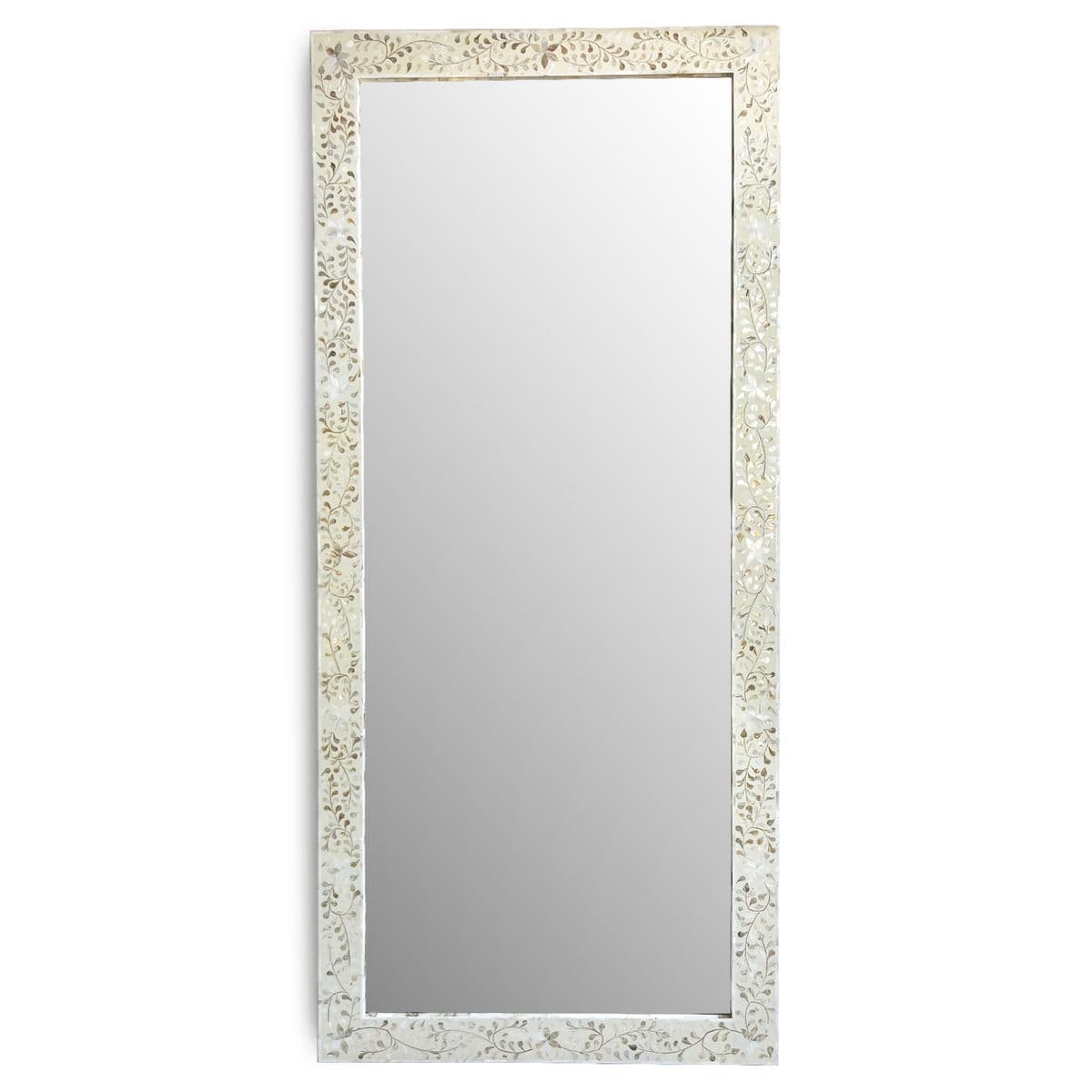 Off-White Mother of Pearl Full Mirror - Thumbnail 2