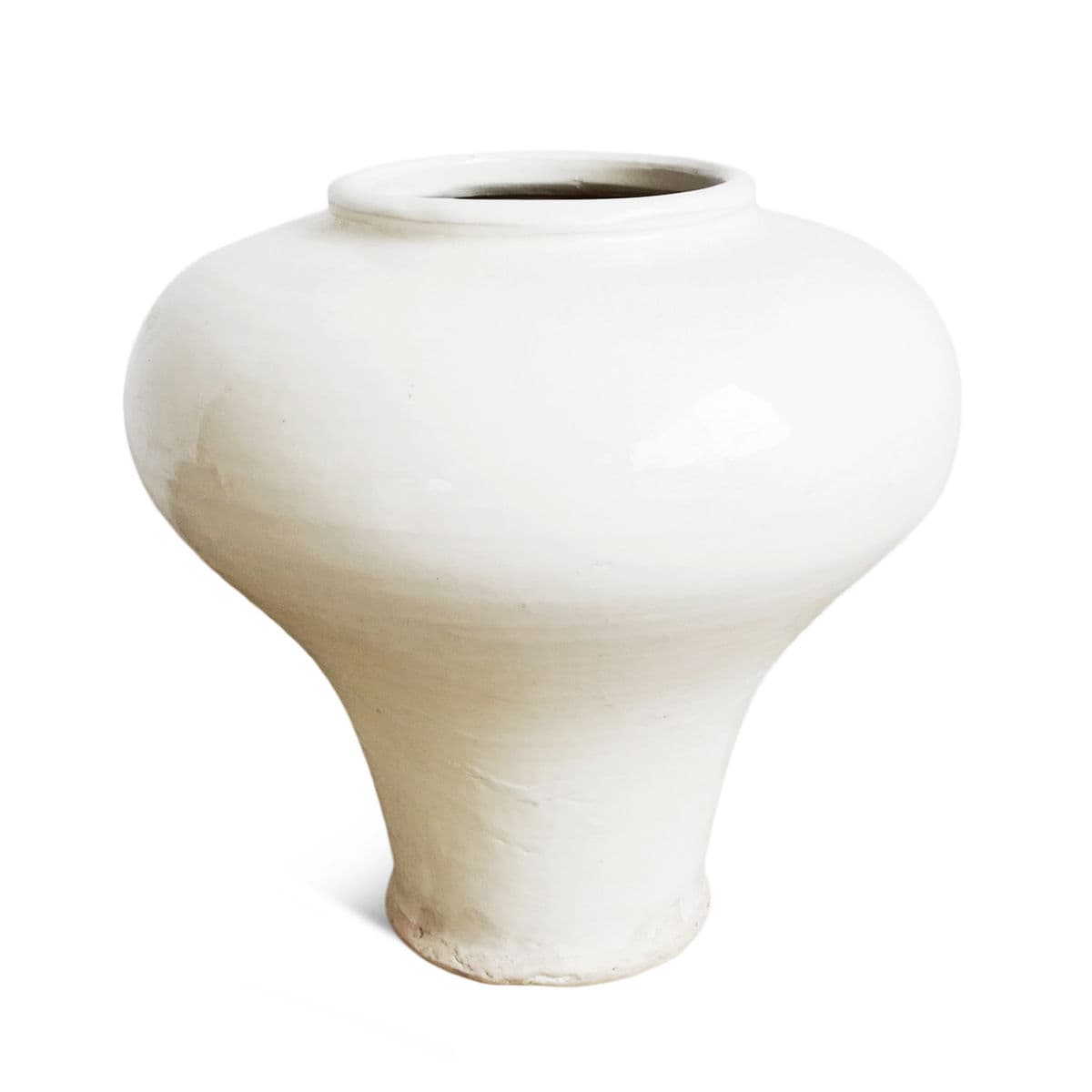 White Ceramic Milk Pottery - Thumbnail 2