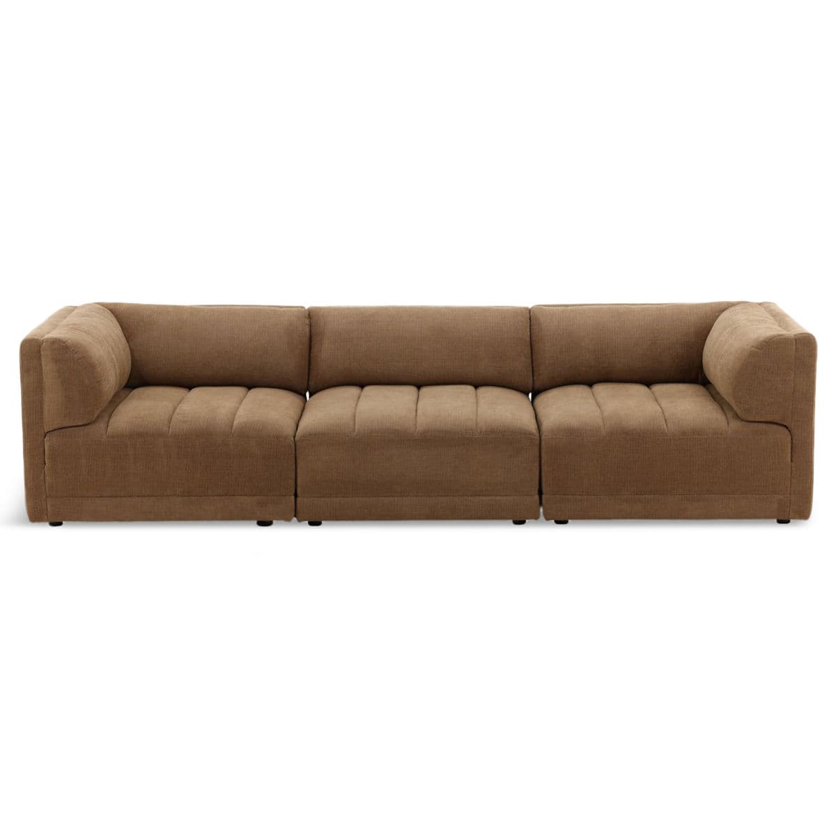 Cocoa Upholstered Sofa - Thumbnail 2