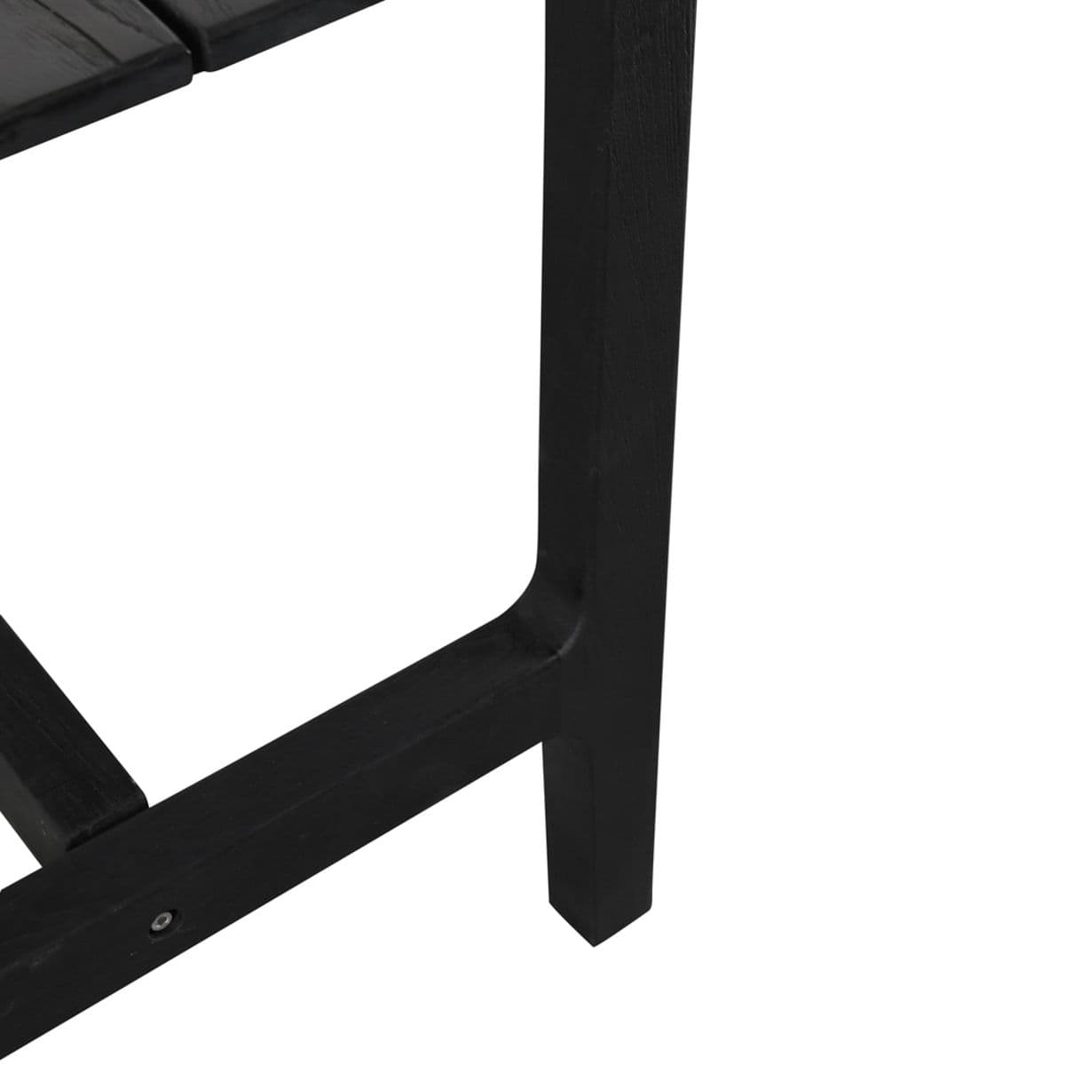 Outdoor Indoor Black Teak Counter Table - Thumbnail 12