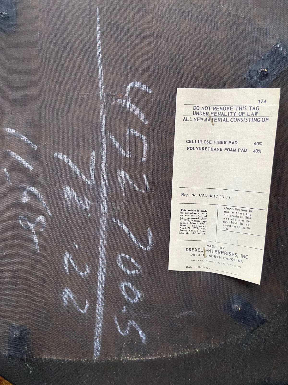 Vintage French Provincial Drexel Furniture Arm Chairs Set of 4 - Thumbnail 11