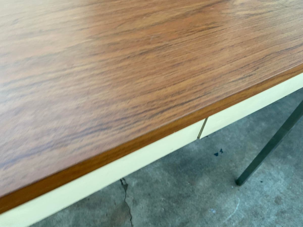 1980s Steelcase Vintage Mid Century Modern Writing Desk - Thumbnail 11