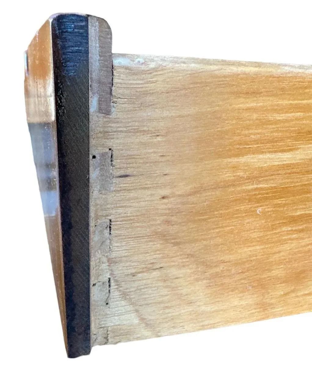 Solid Cherry Armoire With Dome Top and Cabriole Legs by Lexington - Vintage Circa 1980s - Thumbnail 12