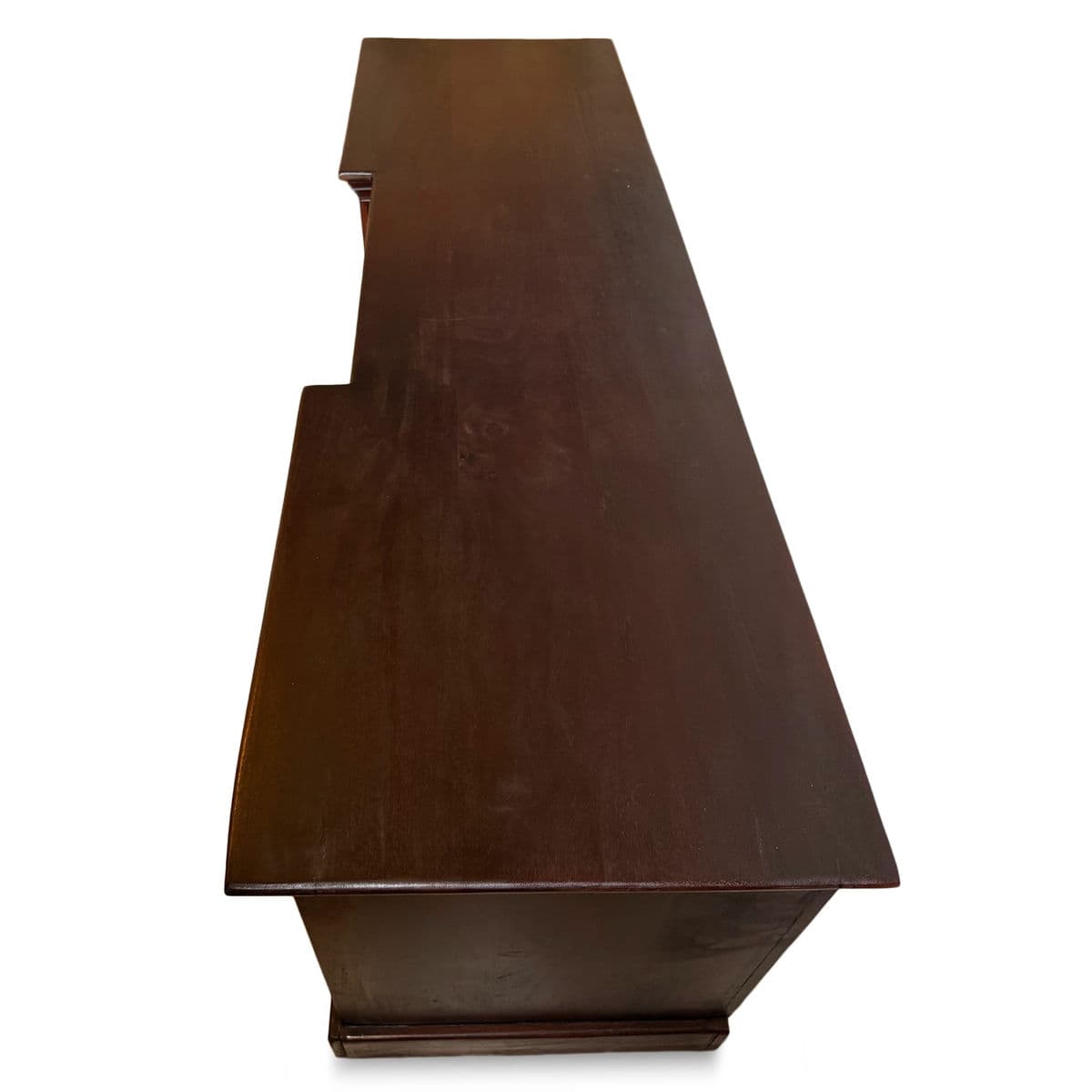 Colonial Walnut Stained Media Cabinet - Thumbnail 12