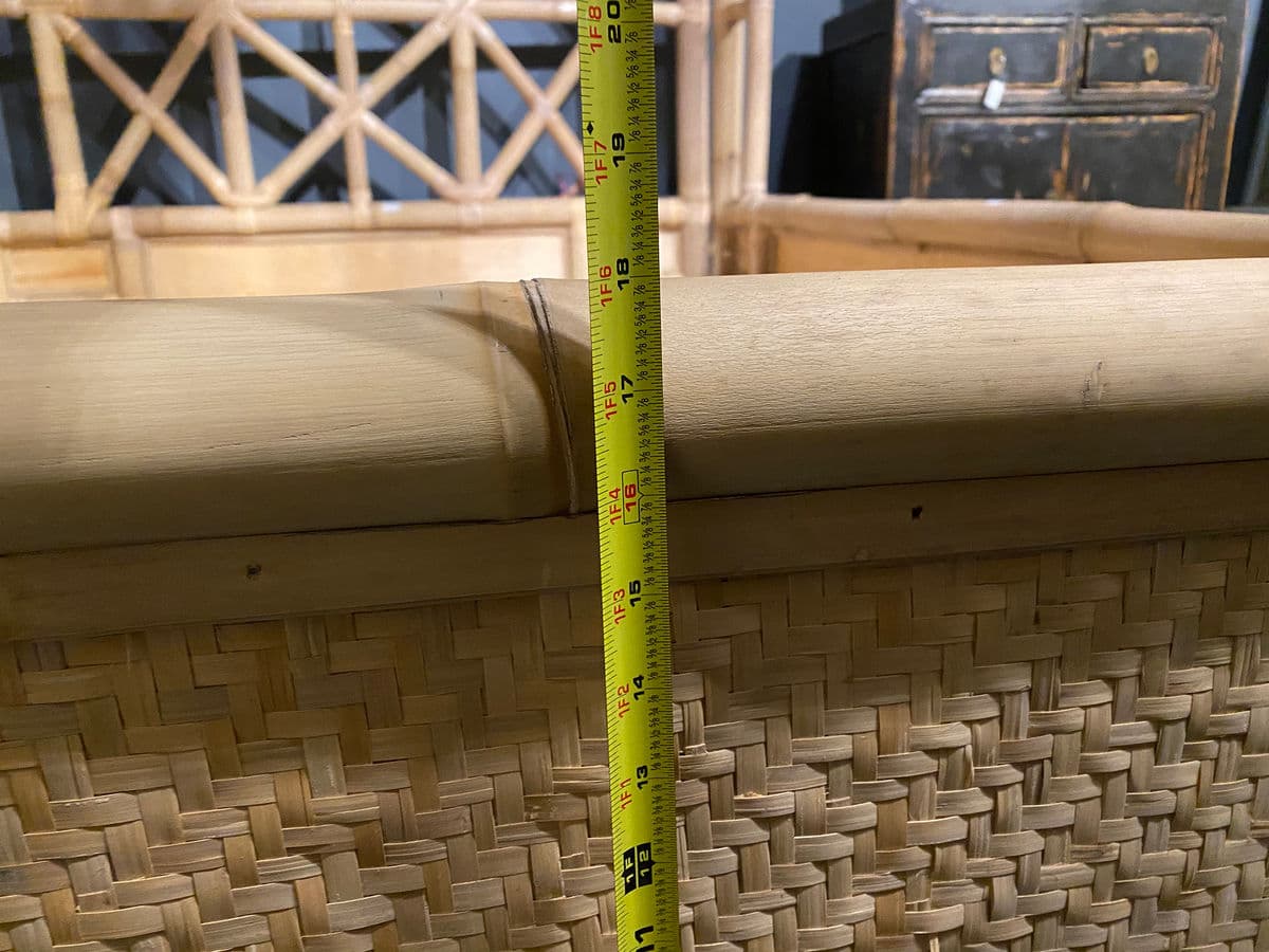 Plantation Bamboo Canopy Queen Bed - Thumbnail 12