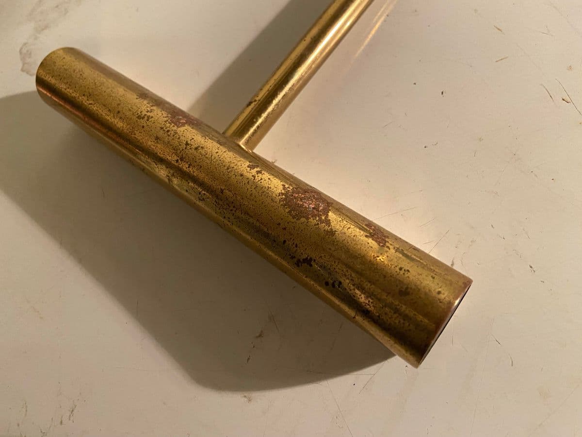 Vintage Mid-Century Modern Kosh & Lowy Brass Table Lamp - Thumbnail 11