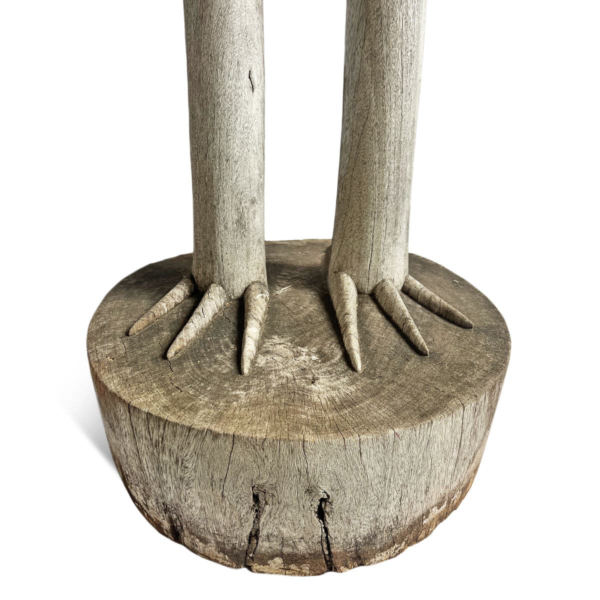 Old Large Senufo Wood Hornbill Figure - Thumbnail 12