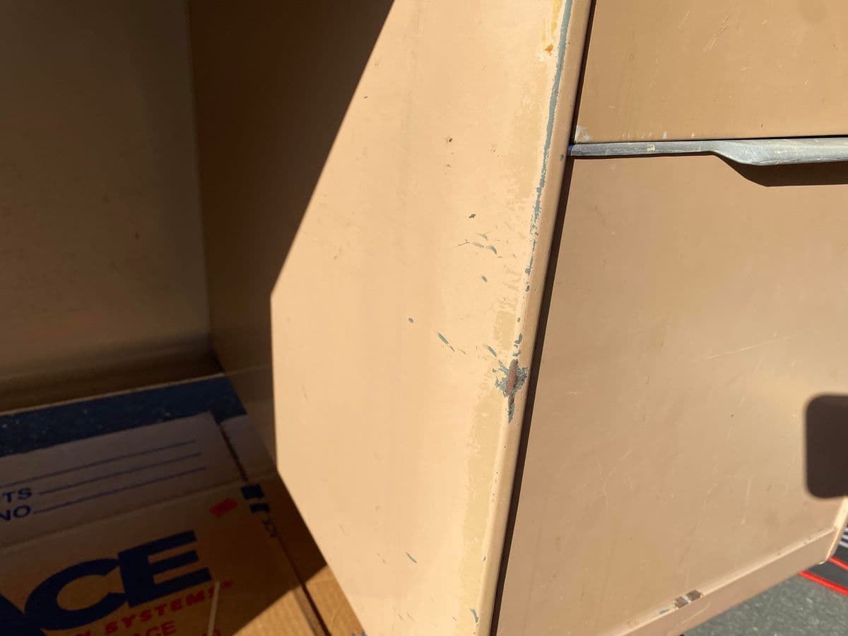 Vintage General Fireproofing Company Metal Tanker Desk - Thumbnail 12