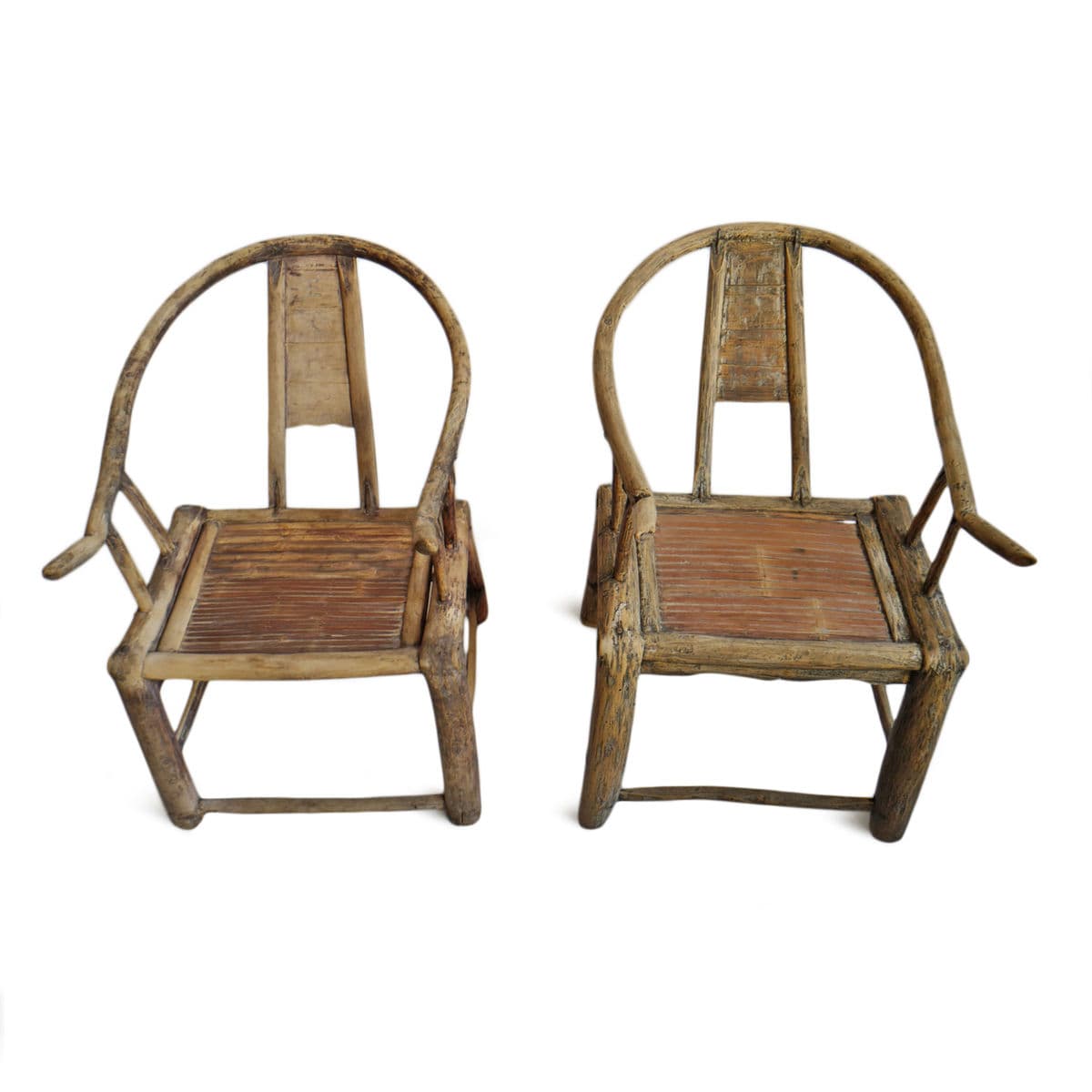 Antique Horseshoe Lay Back Arm Chair - Thumbnail 13