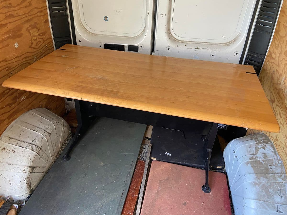 1990s Vintage Herman Miller Sit Standing Desk - Top Needs Restoration - Thumbnail 12