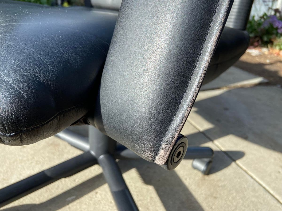 Mario Bellini Vintage Leather Swivel Chair for Vitra - Thumbnail 12