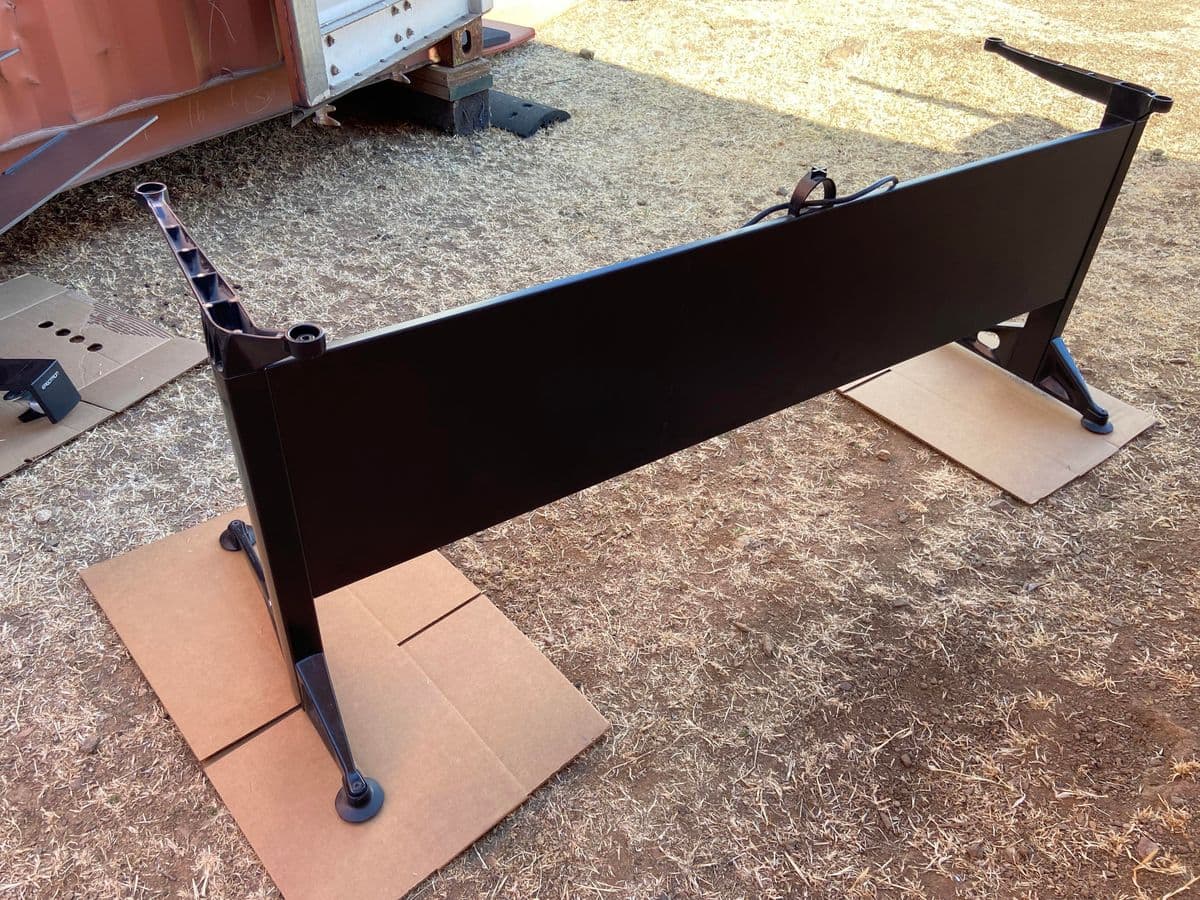 1990s Vintage Mid Century Modern Desk - Thumbnail 12