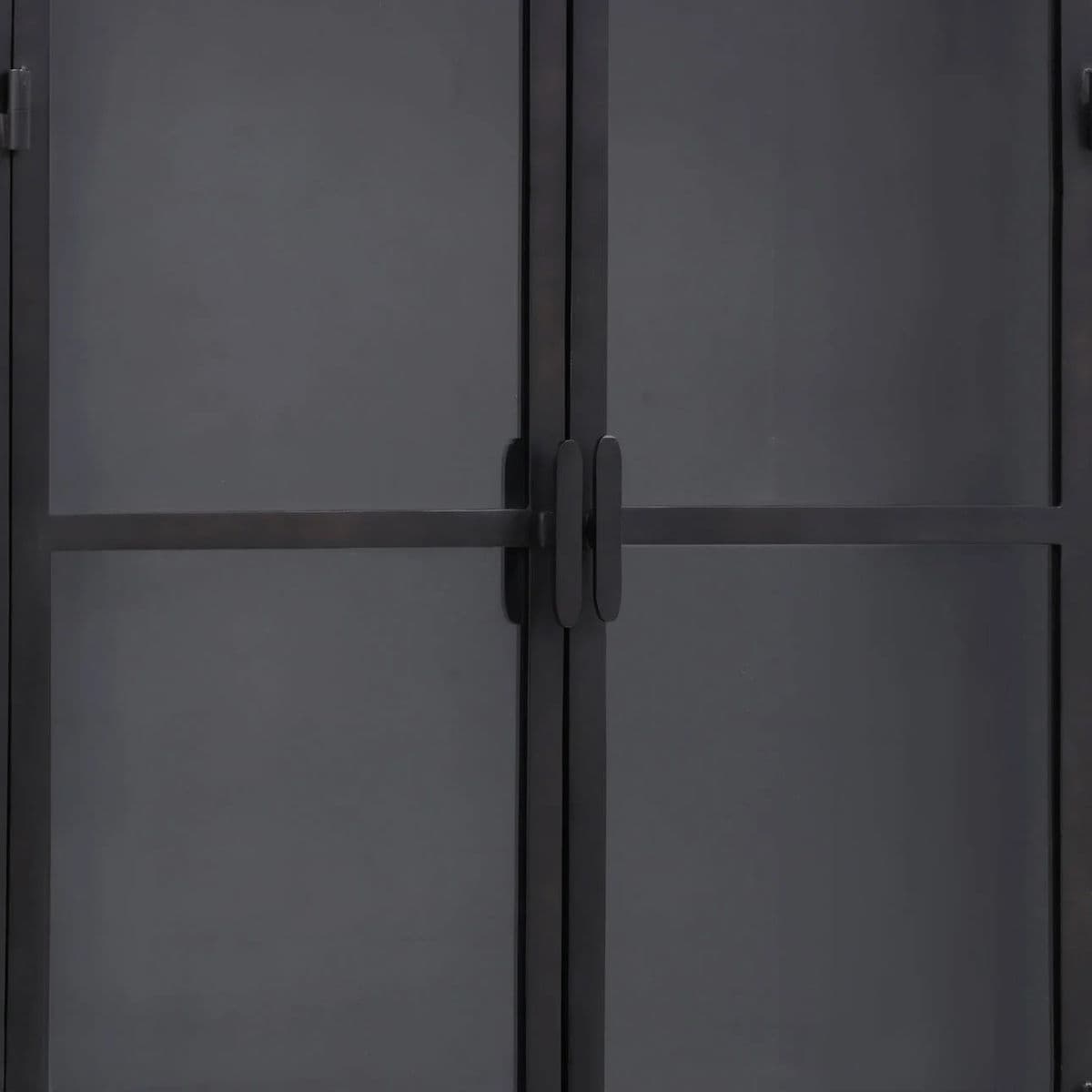Gunmetal Arch Glass Cabinet - Thumbnail 13