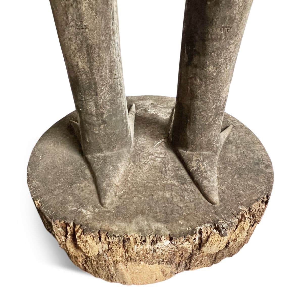 Old Large Senufo Wood Hornbill Figure - Thumbnail 14