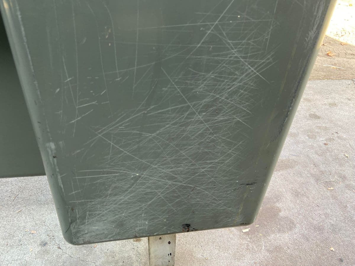 1950s General Fireproofing Company Vintage Metal Tanker Desk - Thumbnail 13