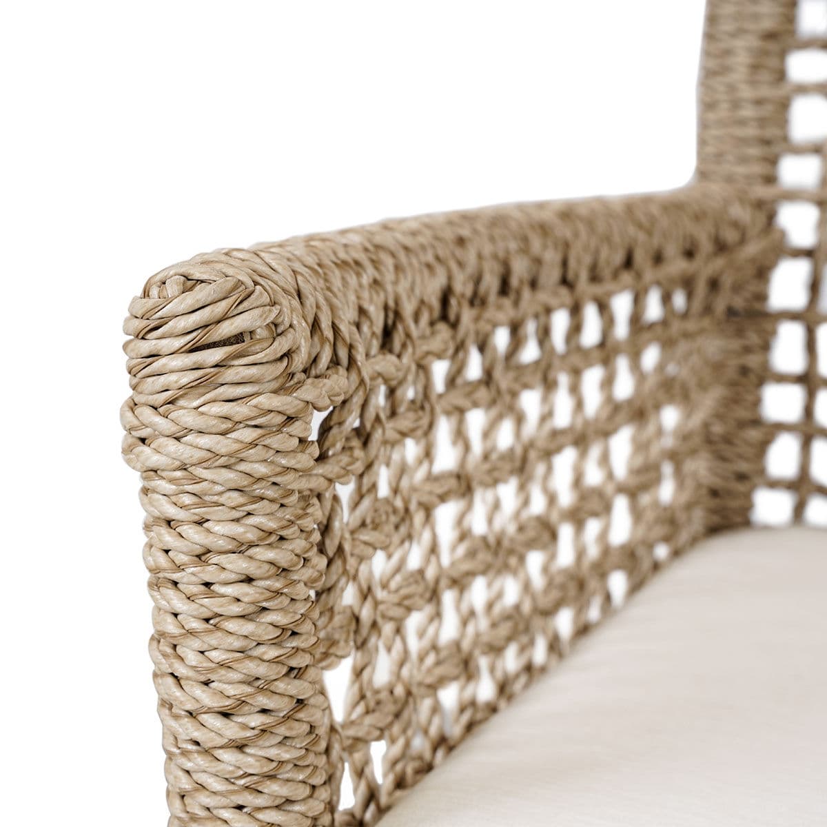 Outdoor Rope Dining Arm Chair - Thumbnail 14