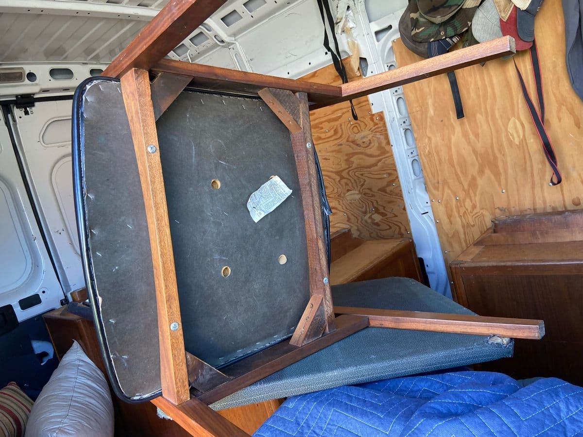 1980s Vintage Modern Walnut Armchair by United Chair Company - Thumbnail 13