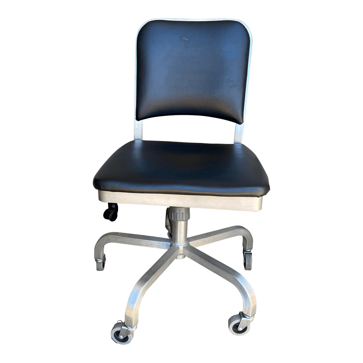 Pre Owned Emeco Navy Swivel Aluminum Desk Chair - Thumbnail 14