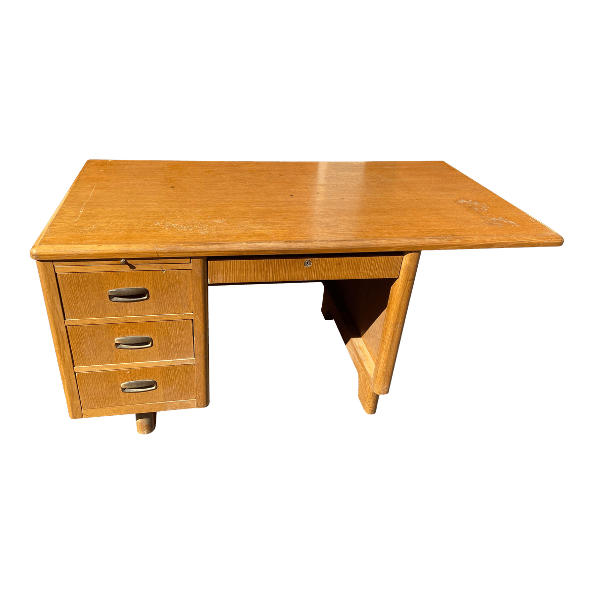 Vintage Mid-Century Modern Jasper Desk - Thumbnail 14