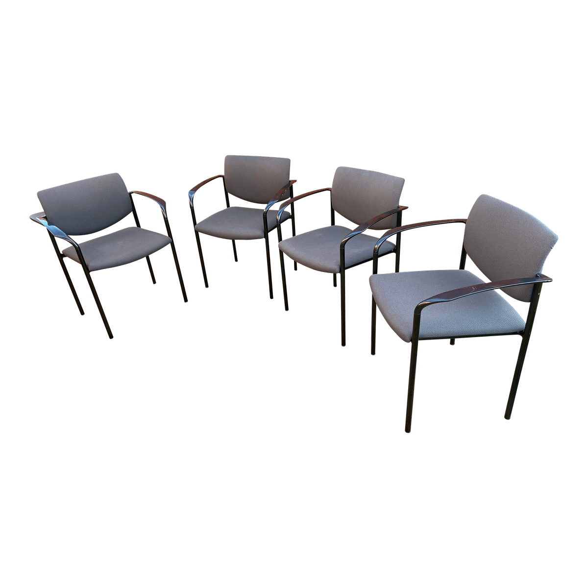 1990s Player Steelcase Stacking Office Chairs - Set of 4 - Thumbnail 14