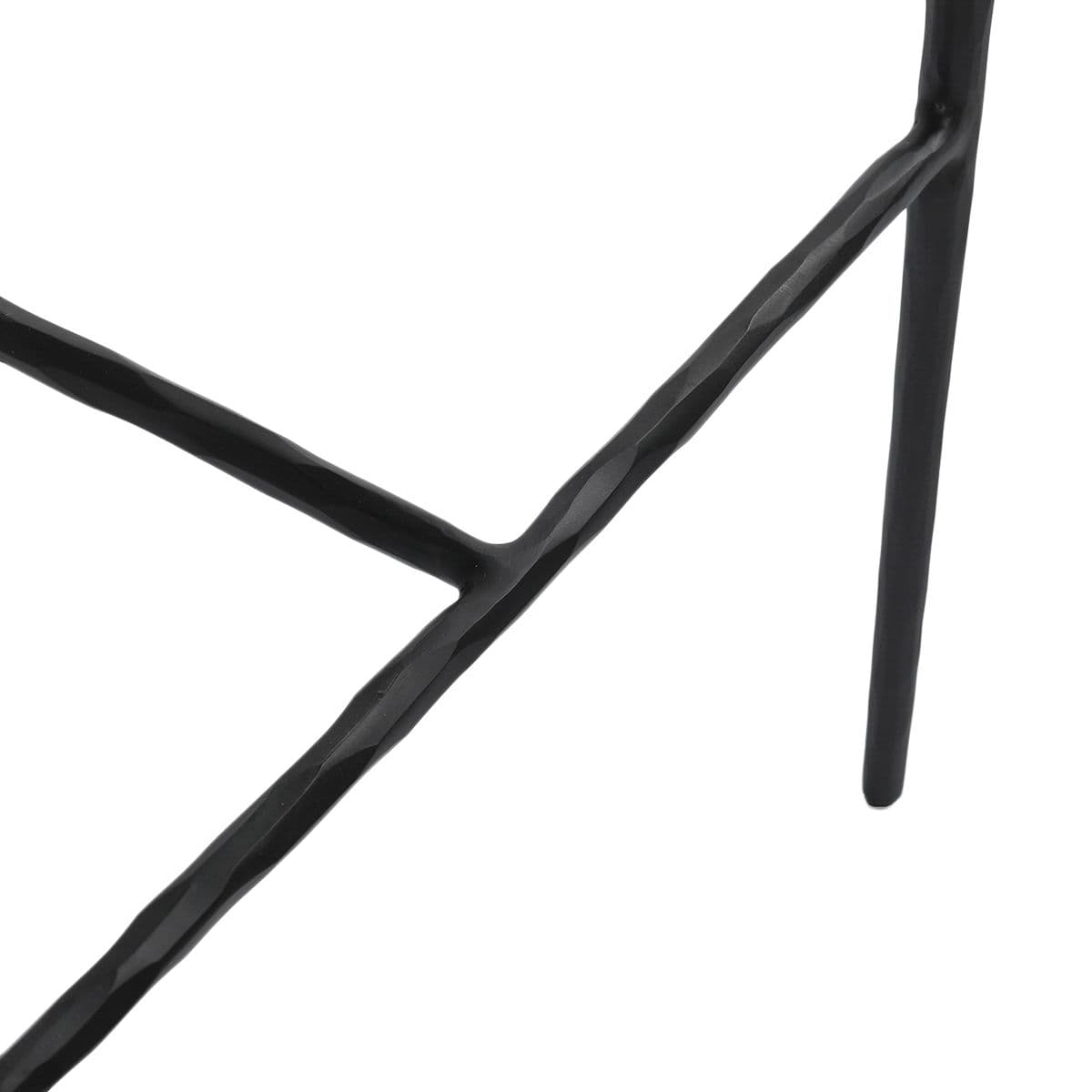 Dusk Grey Leather Bar Stool - Thumbnail 16